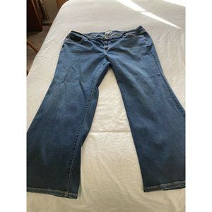 Lane Bryant Dark Denim Boot Cut Jeans - Size 24